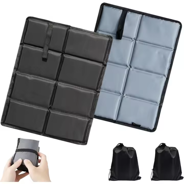 Cojín de Asiento Exterior Impermeable con 2 Bolsillos - 1