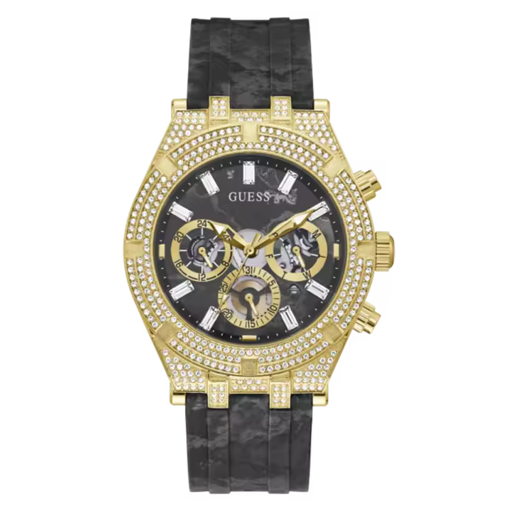 Reloj GUESS GW0418G2 CONTINENTAL Negro y Dorado Hombre - 1