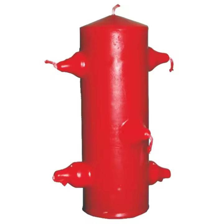 El Alquimista - Velón 7 Mechas para Rituales - 17 Cm X 6 Cm - 1