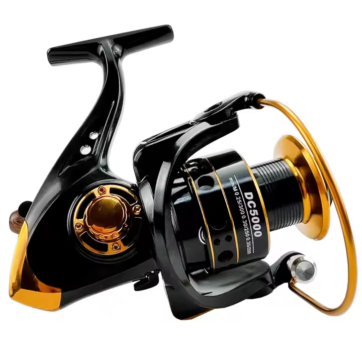 Carrete De Pesca Spinning GHOTDA Serie 1000-7000 Material De Aluminio Ratio De Mezcla 5.2:1 Herramientas De Pesca Para Oceano Playa Río Estanque Ambidextro - 1