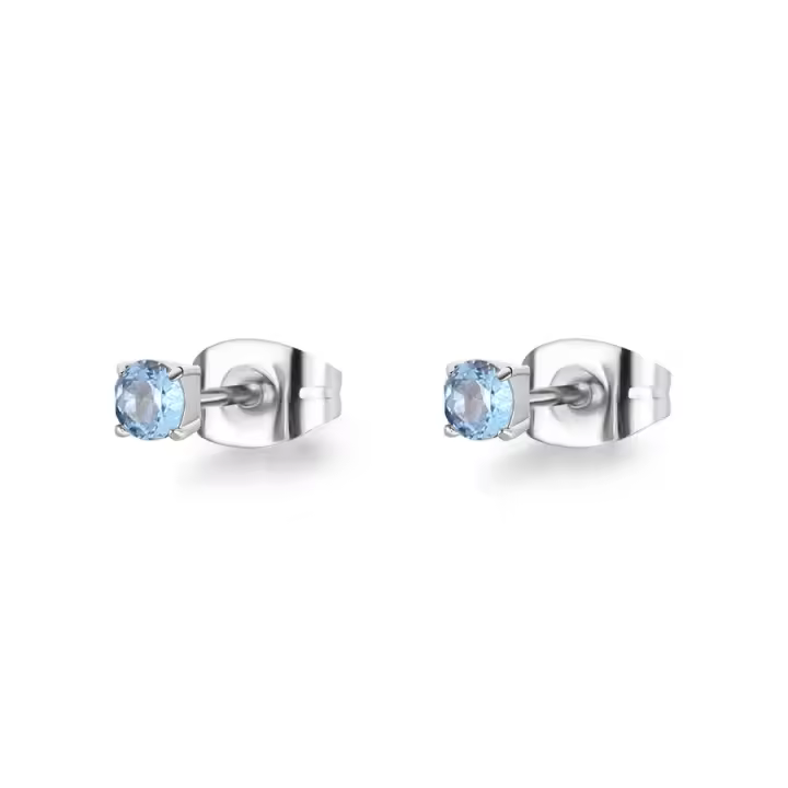 SDZ50 S'AGAPò DAZZLY Pendientes with Cristal Color Zafiro Claro 3mm S'Agapò - 1