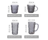Taza De Café Con Patrón De Glaciar Vaso De Vidrio Para El Hogar Vaso De Agua Vaso De Jugo Vaso De Cerveza De Verano De Alta Calidad - details 5