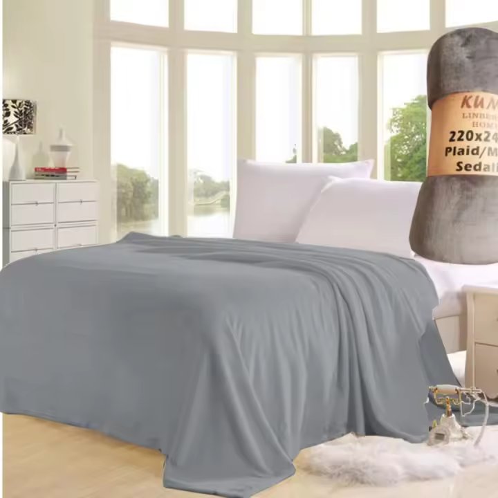 Novotextil Manta de Sedalina Suave Cálida Ligera Invierno Ideal Climas Fríos Material de Alta Calidad Proporciona Calidez Confort Perfecta Sofás Camas Dormitorios Varios Colores Medidas Disponibles Diseño Elegante Moderno Resistente al - 1