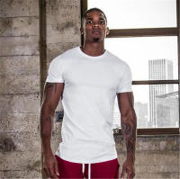 Camiseta De Gimnasio Para Hombre Verano Estilo Fitness Corta Manga O-Neck Camiseta Deportiva Moda Camisetas De Entrenamiento Tops Bodybuilding - details 4