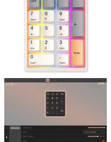 Teclado Numérico Mecánico Magic-force MF17 Con Cable Y Tipo-C RGB QMK/VIA Externo Para Notebook Finanzas Caja Registradora Regalo - details 5