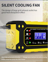 Cargador De Batería De Coche Automático Completo 12V Con Pantalla Digital Reparador De Pulso Para Baterías De Agua Y Secas Ácido Lead - details 17
