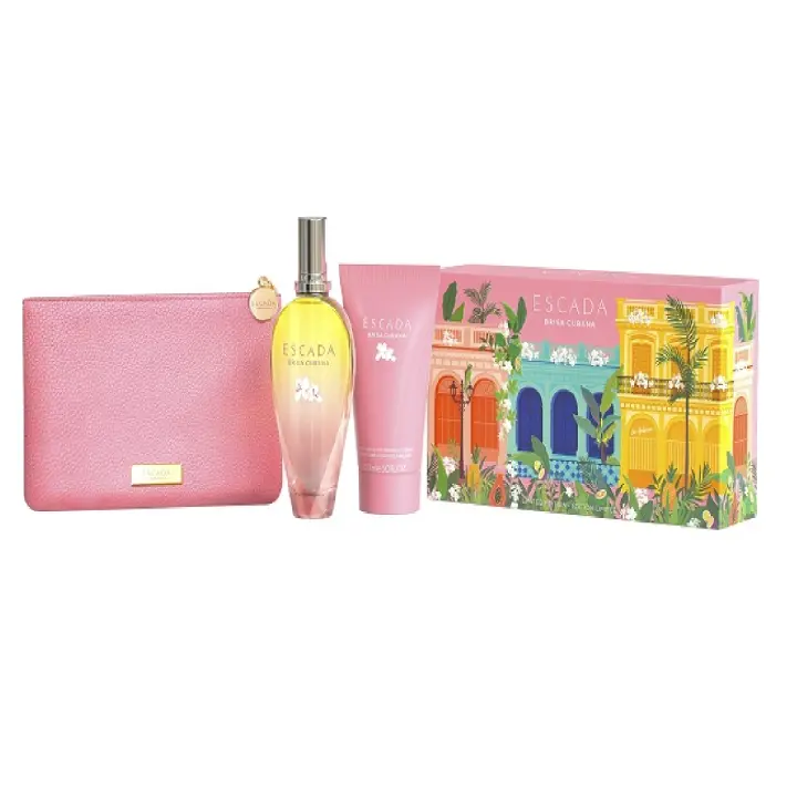 Escada Brisa Cubana Set Edt 100 Ml + Body Lotion 150 Ml + Neceser - 1
