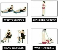 Tensor con pedal elastico para ejercicios fitness banda de resistencia gimnasio - details 4