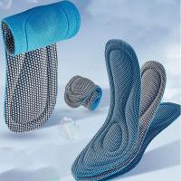 1par De Plantillas Deportivas Unisex Masaje Transpirables Absorbentes De Sudor Comodidad Accesorios Para Zapatillas Para Correr - details 1