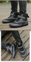 Botas De Invierno Para Niños Y Niñas Con Lining De Peluche Aislante Y Impermeable Zapatos De Piso Liso Para Exterior Tobilleras De Tela De Poliéster Con Punta Ancha Y Tacón Plano Cierre Con Gancho Y Resbaladizo - details 20