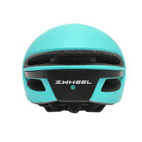 ZWHEEL Casco de Patinete Azul con Luz de Freno y Luz Intermitente - Casco de Ciclismo y Bicicleta para Adultos- USB Carga - details 2