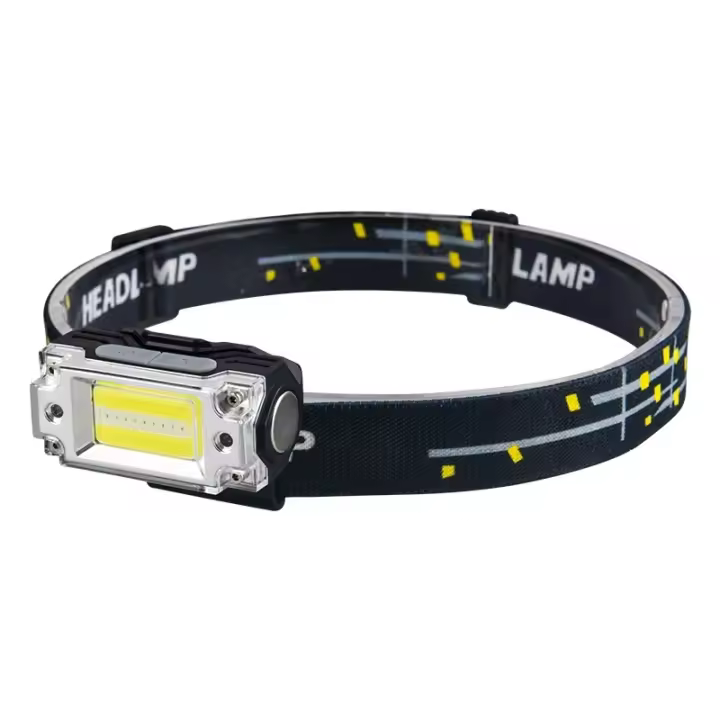 Linterna frontal COB con Sensor, 5 modos, miniiluminación frontal de trabajo, recargable, para exteriores, ciclismo, pesca - 1
