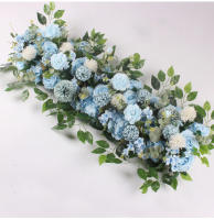 Decoración De Muralla De Flores Para Boda DIY 50/100cm Silkworm Peonías Y Rosas Artificiales Suministros Para Arreglo Floral Decoración De Arco De Boda Y Fondo - details 10