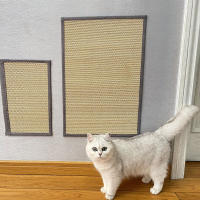 Alfombra De Rasguño Para Gatos De Bambú Resistente Al Desgaste Protectora Para Sofá Y Pared Masa De Un Solo Nivel Para Descanso Y Juguete - details 4