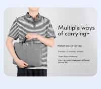Bolso De Hombro Para Laptop QINNXER 15.6 Pulgadas Portátil Para Hombres Y Mujeres Bolsa De Hombro Para Portátiles De 13/14/15 Pulgadas Estilo Business - details 3