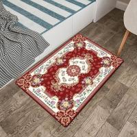 VIKAMA Alfombra De Baño De Velours Cristal Absorbente De Agua Antideslizante Para Piso De Madera Adecuada Para Baño Sala De Estar Dormitorio - details 3