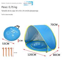 Tienda de Playa para Bebés, Refugio solar with Protección UV, juguetes infantiles para Exterior, Casa de Juguetes, juguetes para niños - details 0