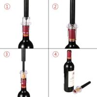 Aguja De Abrazadera Para Botella De Vino Con Bombín Herramienta De Apertura De Botellas De Cava Fácil Y Rápida Para Cocina Y Hogar - details 1