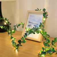 Luces De Cadena LED De Hoja Artificial Para Decoración De Navidad Fiesta De Bodas Y Hogar Guirnalda De Flores Faeirys Exterior Interior - details 0