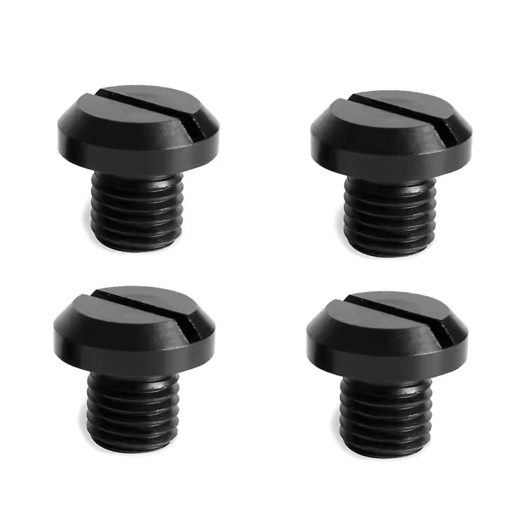 4 unids motocicleta aluminio CNC M10 x 1,25 Espejos Agujero Bank tapones tornillos reemplazo para Yamaha FZ- - 1