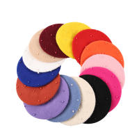 Gorro De Lana Para Niñas Invierno Retro Beret Con Perlas Gorro Infantil Para Otoño Invierno Acessorios De Ropa Para Niñas Edad 2-6 Años - details 3