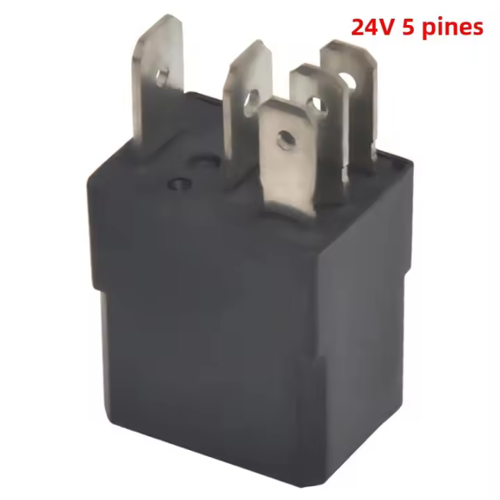 Relé Automotriz 40A 12V/24V 4 Pin 5 Pin Pequeño Impermeable Controlador De Iluminación Relé Pequeño Para Automóvil - 1