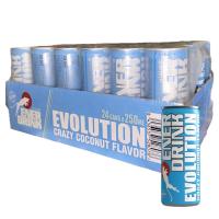 Enerdrink evolution bebida energetica Energy sabor Coco Loco Crazy coconut 250ml caja 24u sabor top mezcla - details 0