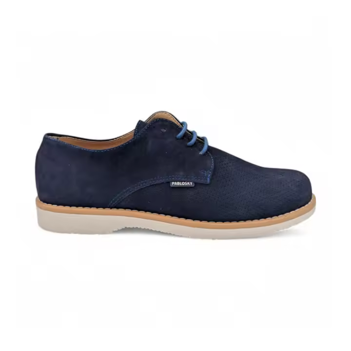Zapatos marca Pablosky para infantil en color azul - 1