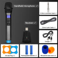 Micrófono Inalámbrico Depusheng W4 Con Eco Treble Bajo Y Bluetooth 98 FT Rango UHF Sistema De Micrófono Portátil Dinámico Para Escenario - details 7