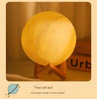 Lámpara De Noche Lunar Romántica Decoración De Habitación Luz Cálida Y Suave Regalo De Cumpleaños Para Amigos - details 5