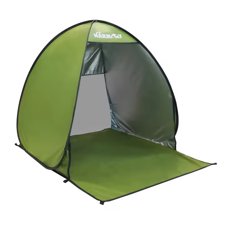 Carpa De Playa Con Pop-Up Resistente Al UV Y Impermeable Para Acampar Sombrilla Automática Rápida Para Protección Solar - 1