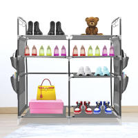 Zapatero Metálico Modular Nyana Home Hasta 21 Pares 95x90x27cm - Organización Calzado y Zapatos - Ahorro de Espacio - Diseño Moderno Resistente - details 1