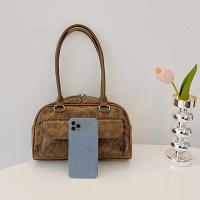 Bolso De Hombro Vintage Para Mujer De Cuero PU Tote De Lujo Monedero Retro Con Manija Top Clutch Bag Casual Para Todas Las Estaciones - details 9