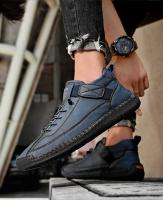 Zapatos De Cuero Para Hombre Hechos a Mano Transpirables Zapatos Casuales Cómodos Para Caminar Sneakers De Marca Lujo Tamaño Grande 38-48 - details 22