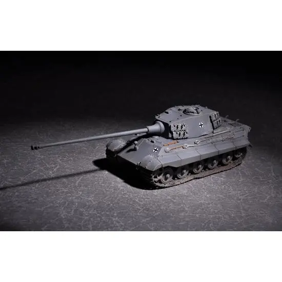 TROMPETISTA 07160 ALEMÁN REY TIGER HENSCHEL CON TORRETA 105mm KWK L/65 1/72 - 1