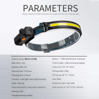 Linterna Frontal XPG+COB Recargable Con Batería Integrada Para Exteriores Emergencias Running Camping Luz De Trabajo Resistente Al Agua Con Modos De Iluminación Variados - details 1