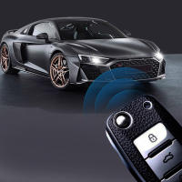 Funda De Cuero Para Llave De Coche Protección Total Para VW Volkswagen Polo Tiguan Passat Golf Jetta Lavida Skoda Octavia - details 4