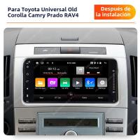 Radio De Coche Con Android Auto Y Carplay Para Toyota Corolla Camry Vios Crown RAV4 Land Cruiser Prado Multimedia 2din GPS Navegación Pantalla Táctil 7 Pulgadas Soporte Para Control Del Volante - details 2