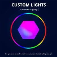 Lámpara De Pared Hexagonal Inteligente RGB Luz Nocturna Cambiante Para Ambiente DIY Forma Música Rítmica Control APP Para Game Room Dormitorio - details 4