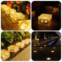 4pcs Luz De Hielo Solar Para Jardín Impermeable LED Para Decoración De Paisaje Y Jardín Puerta De Escalera Exterior Luz De Lámpara De Jardín - details 7