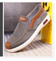 Zapatos Para Hombre Talla Grande Loafers Casuales Cómodos Zapatillas Slip on Zapatos Ligeros Vintage Planos De Algodón round Toe Antideslizantes Resistentes Al Agua - details 15