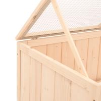 vidaXL Jaula para hámster madera maciza abeto 104x52x38 cm - details 6