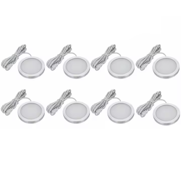 ZVD Juego de 8 focos LED para interior de 12 V, diámetro 59,5 mm ctd.ro - 1