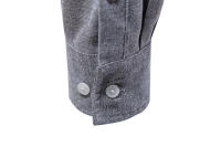 Camisa Oxford de talla europea para hombre, tops informales de manga larga con bloques de color de alta gama, primavera 2024 - details 16