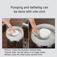 Juego De Botellas De Vidrio Para Almacenamiento De Café Té Y Dulces Con Tanque Aire Sujeto Tipo Presión Cierre Hermético Para Conservación De Frescura Capacidad De 500-1800ml - details 8