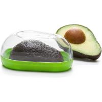 Caja De Almacenamiento De Alimentos En Forma De Aguacate 1pc Organizador De Verduras Y Frutas Ecológico Ahorra Espacio Para La Cocina - details 0