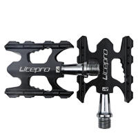 Pedal De Bicicleta Litepro Ultra Ligero De Aluminio Para MTB BMX Rueda De Carreras Universal Antideslizante Ajuste Brompton Faltrad - details 4