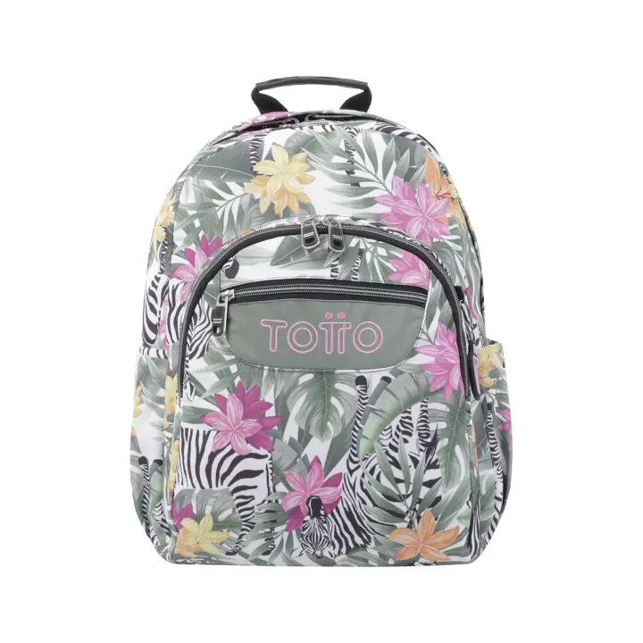 Totto Mochila escolar Acuarela -Dimensiones:33 x 44 x 14 cm-Material: Poliester - 1