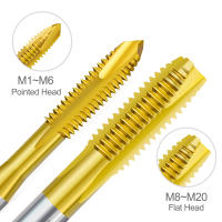 CMCP Herramienta De Taladro De Rosca HSS 6542 Tapa De Hilo Recta Metrิกa Para Metalworking Material De Acero Aluminio - details 3