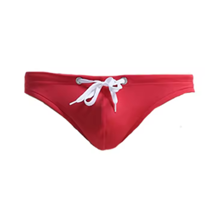 Men Sexy Briefs Swimming Trunks Swimwear Beach Wear Low Waist Underwear Beachwear Swimsuit Swim Shorts Quick Dry Underpants - 1